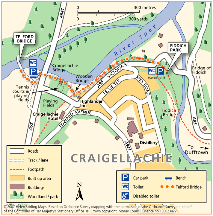 Craigellachie - Telford Bridge