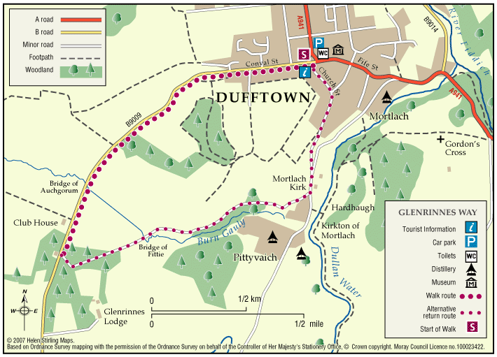 Dufftown - Glenrinnes Way