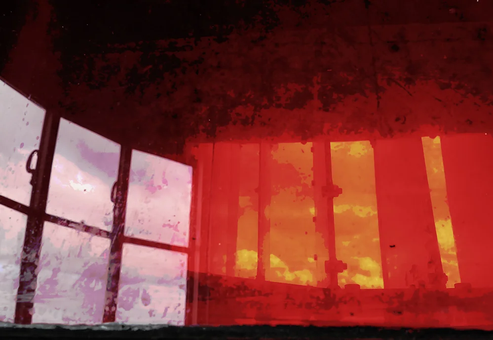Inside the lighthouse